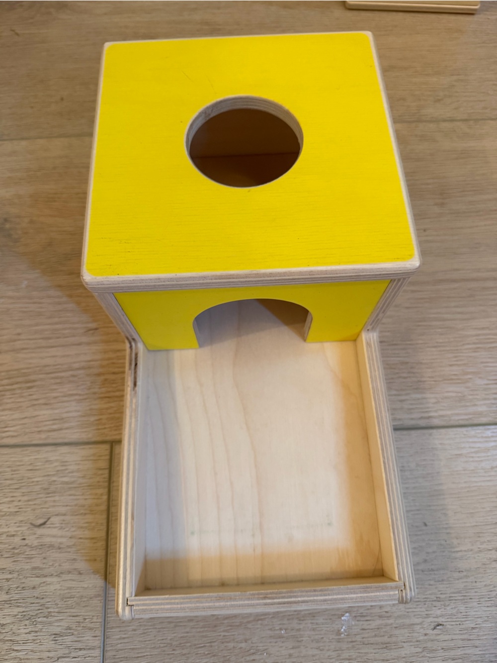 LOVEVERY wooden Ball Drop Toy Box Only